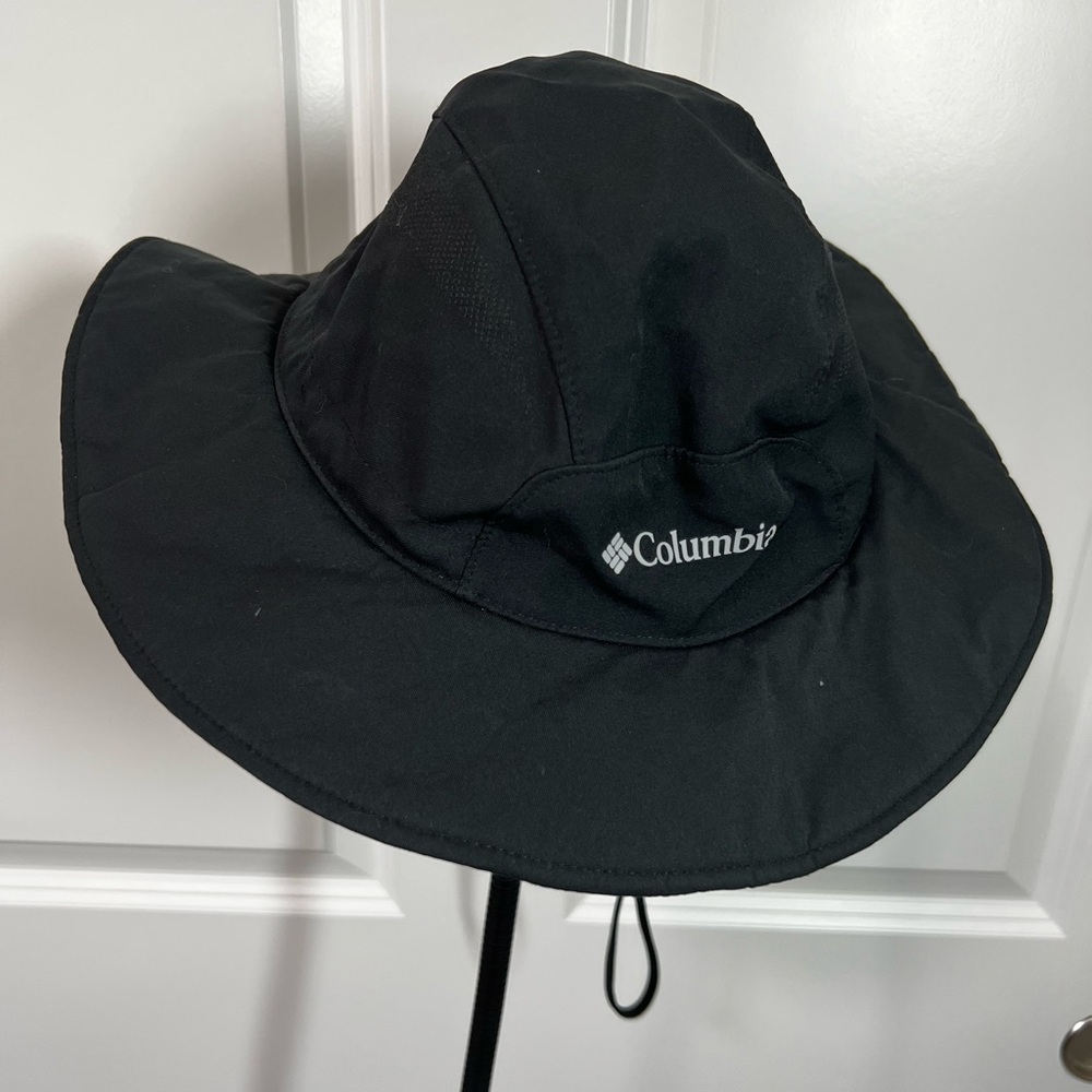 Columbia Omni-Shield Black Wide-Brim Sun Hat O/S